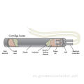 Varilla de inserción del calentador del cartucho de la máquina de plástico y molde